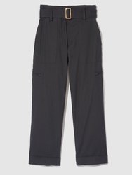 Belted Linen Pant 