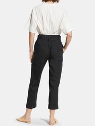Belted Linen Pant 