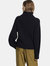 Button Cuff Turtleneck Sweater