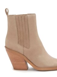 Ackella Bootie In Truffle Taupe Suede - Truffle Taupe Suede