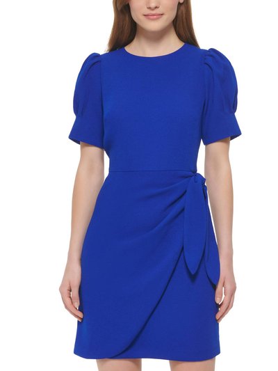 Vince Camuto Crepe Novelty Sleeve Wrap Tie Dress product