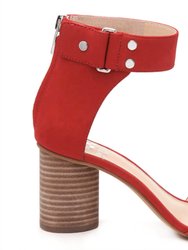 Jannali Sandals - Cherry Red