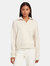 Cozy Half Zip Pullover - Oyster