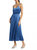 Crushed Silk Relaxed Slip Dress In 485 Cdb Cadet Blue