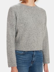 Double Seam Crewneck Cashmere Sweater