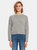 Double Seam Crewneck Cashmere Sweater - Soft Grey