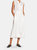 Drapey Stripe Shirt Sleeveless Midi Dress - Optic White