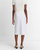 Easy Linen-Blend Slip Skirt In Optic White