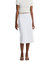 Easy Linen-Blend Slip Skirt In Optic White - Optic White