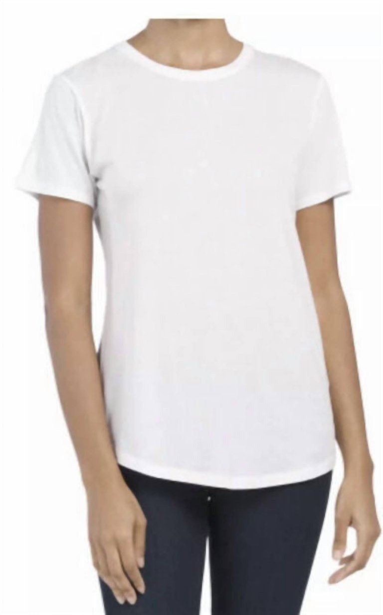 Essential Crew Neck Short Sleeve T-Shirt - White