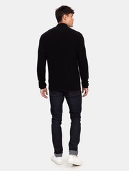 Half Zip Mock Neck Sweater