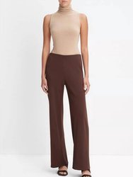 High Waist Bias Pant - Nut Umber