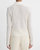 Italian Wool-Blend Lace-Stitch Polo Sweater In Off White