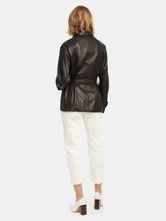 Leather Safari Jacket