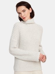 Lofty Rib Turtleneck Sweater