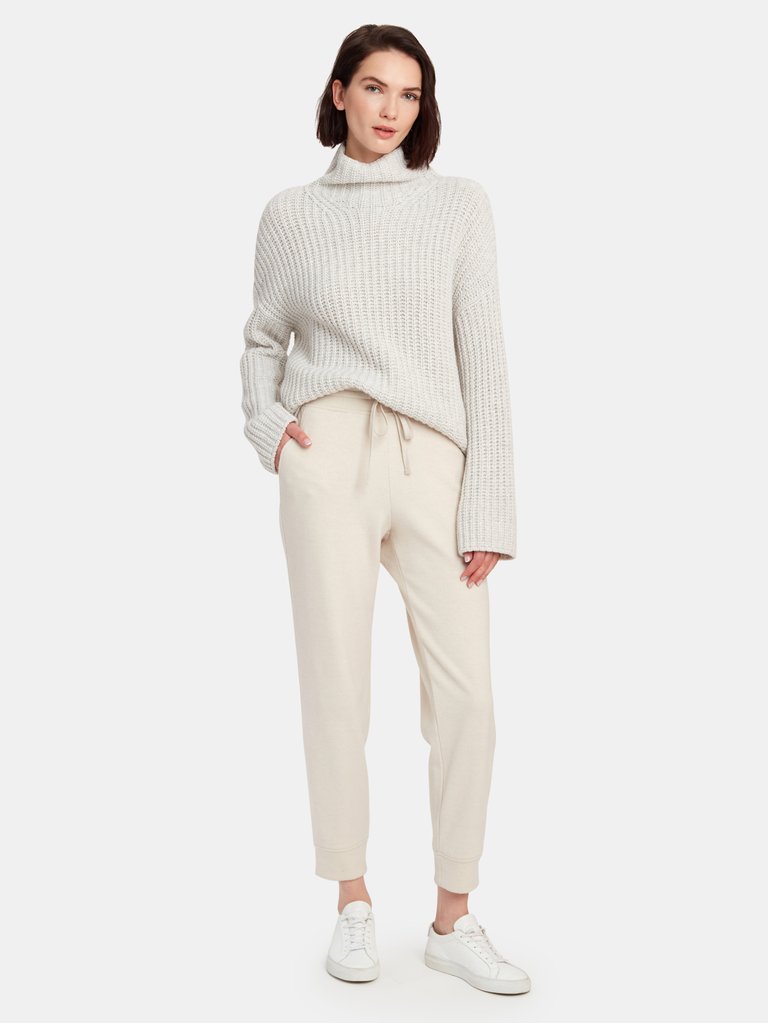 Lofty Rib Turtleneck Sweater