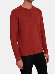 Long Sleeve Slub Henley