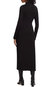 Long Sleeve Turtle Neck Ruched Midi Dress
