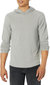 Men's Broken Twill P/O Hoodie, H Grey/Off White Sweatshirt - Gray
