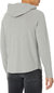 Men's Broken Twill P/O Hoodie, H Grey/Off White Sweatshirt