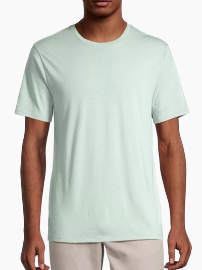 Vince Men's Short Sleeves Pima Crew Neck, Seafoam Green Tee T-Shirt product