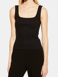 Ribbed Square Neck Tank