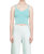 Ribbed Sweetheart Top - Aqua Dew