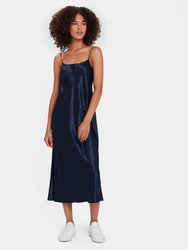 Satin Slip Midi Dress