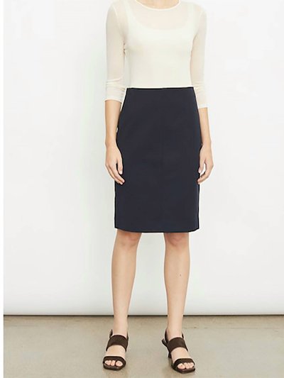 Vince Seamed Front Pencil Skirt In Black product