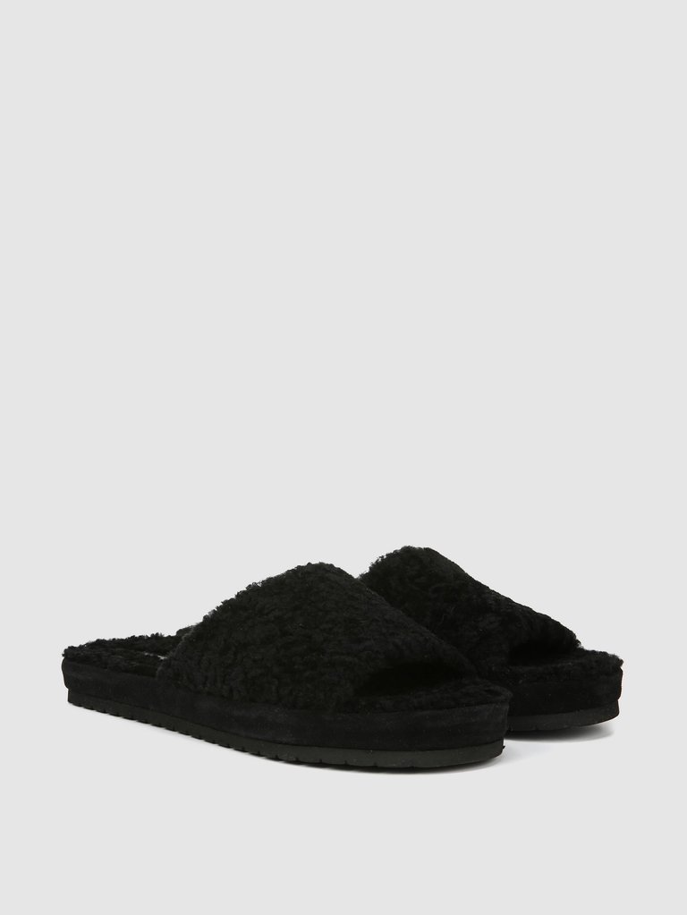 Shearling Kalina Side Sandal