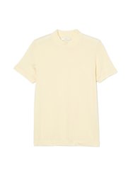 Short Sleeve Mock Neck Tee