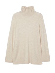 Side Slit Turtleneck Tunic