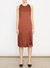 Slim Sleeveless Crew Neck Dress - Cinnamon