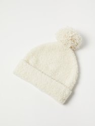 Teddy Pom Pom Beanie