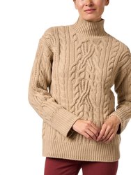 Turtleneck Sweater - Camel