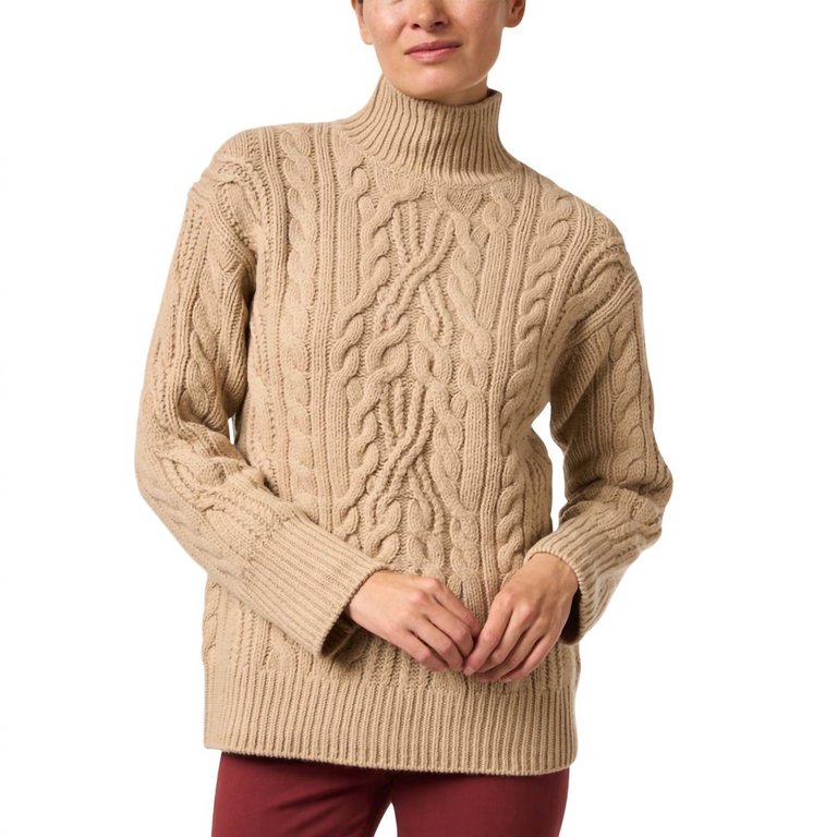 Turtleneck Sweater - Camel