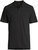 Vince Men's Solid Black Short Sleeve Pima Cotton Polo T-Shirt