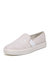 Women's Blair Cracked Leather Sneaker In White - White