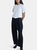 Crop Trouser : Navy