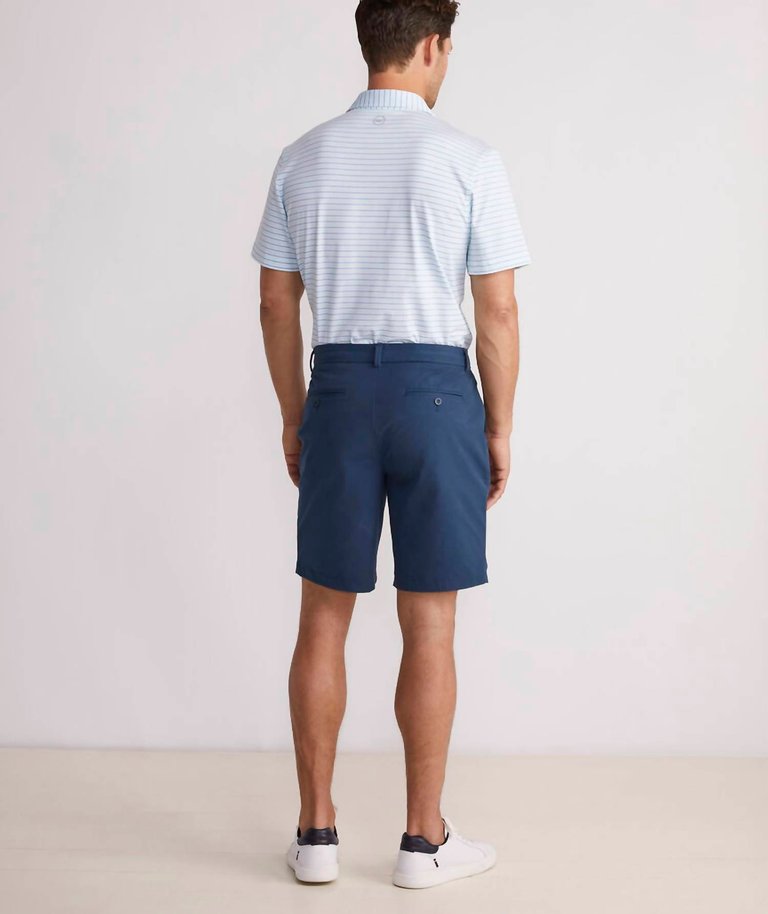 9" On The Go Short In Blue Blazer