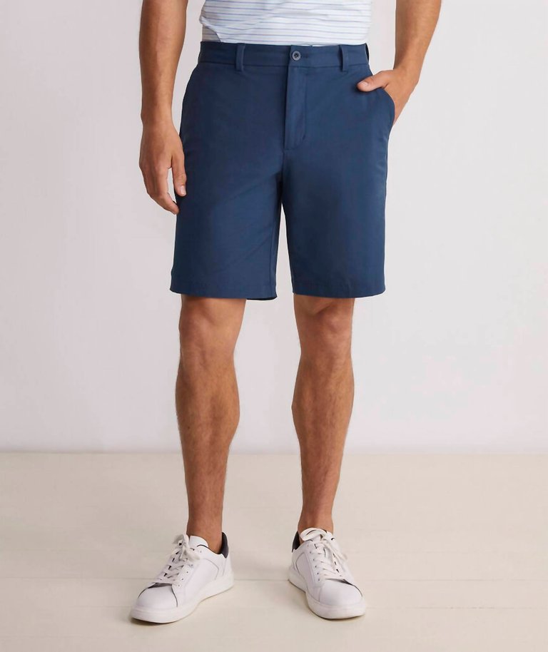 9" On The Go Short In Blue Blazer - Blue Blazer