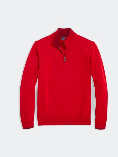 vineyard vines Boathouse Tipped Quarter-Zip product