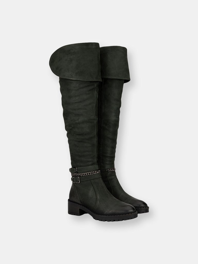 Vintage Foundry Co. Women's Alice Tall Boot - Green