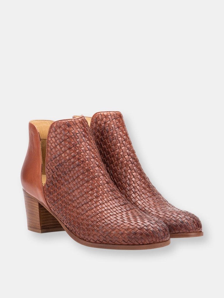 Vintage Foundry Co. Women's Skyler Bootie - Cognac