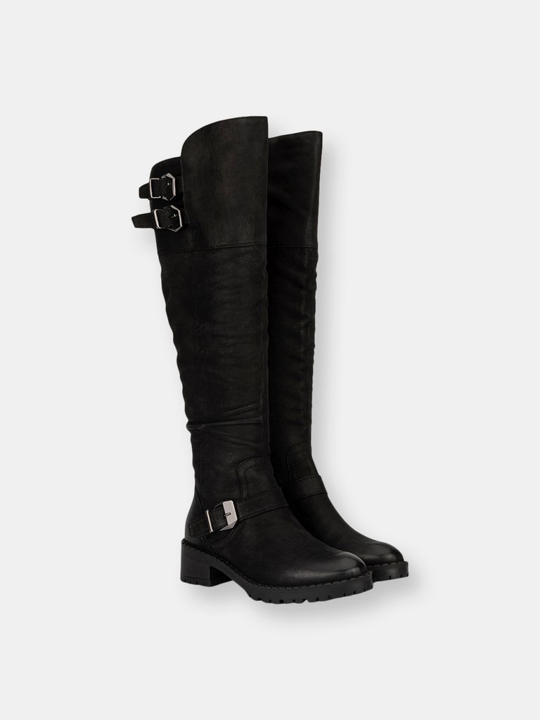 Vintage Foundry Co. Women's Victoria Tall Boot - BLACK