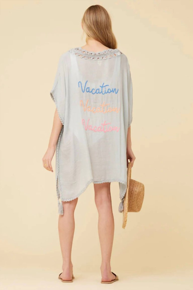 "Vacation" Coverup Dress