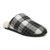 Men's Alfons Orthotic Comfort Slipper - Medium Width In Black Plaid - Black Plaid