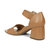 Women's Chardonnay Hook And Loop Pump Sandal In Camel Leather