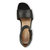 Women's Chardonnay Hook And Loop Pump Sandals In Black Leather