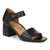 Women's Chardonnay Hook And Loop Pump Sandals In Black Leather